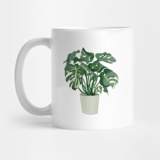 Potted Monstera Plant Mug